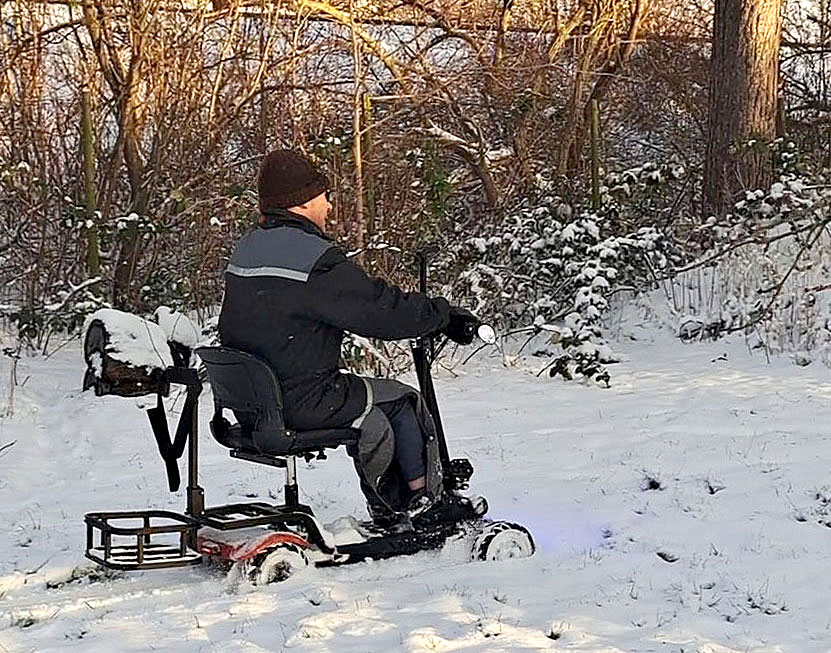 ABLE-2 4-hjuls trukket handicap scooter
